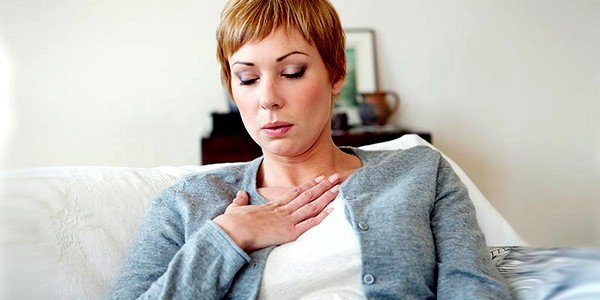 Аллергический кашель сопровождается приступами удушья