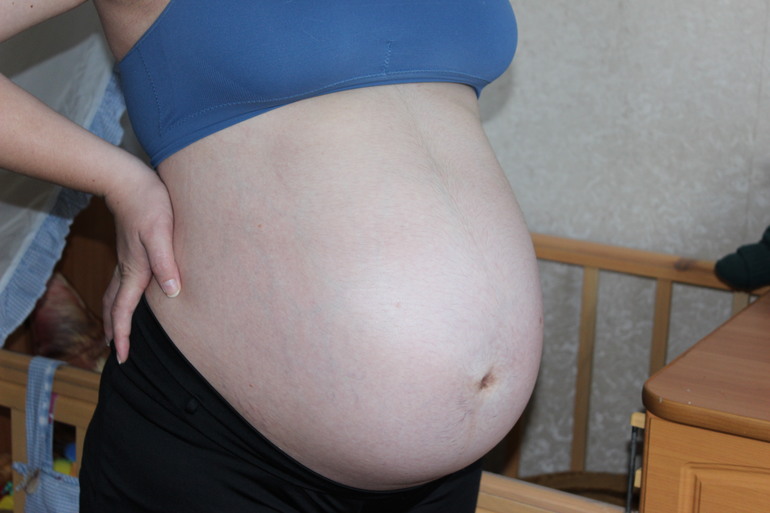 35 неделя беременности боль живота