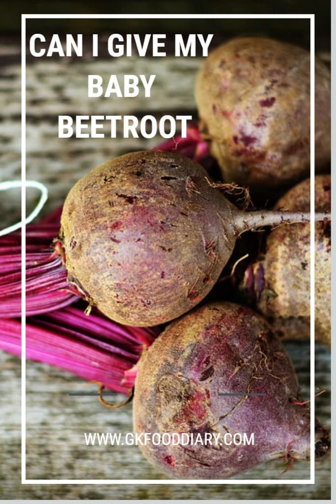 CAN I GIVE MY BABY BEETROOT
