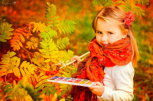 Красивые стихи про осень для детей 5-6 лет