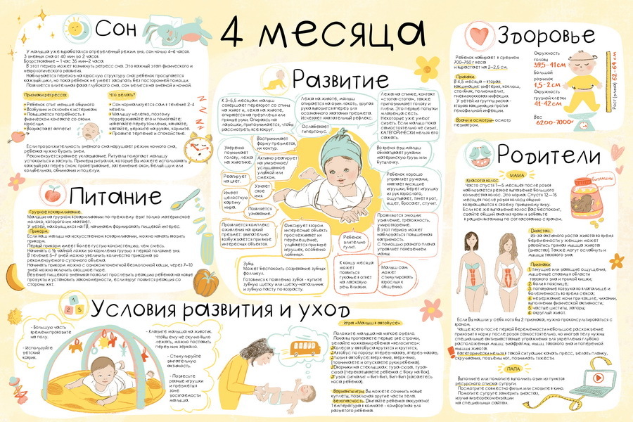 3 4 месяцев