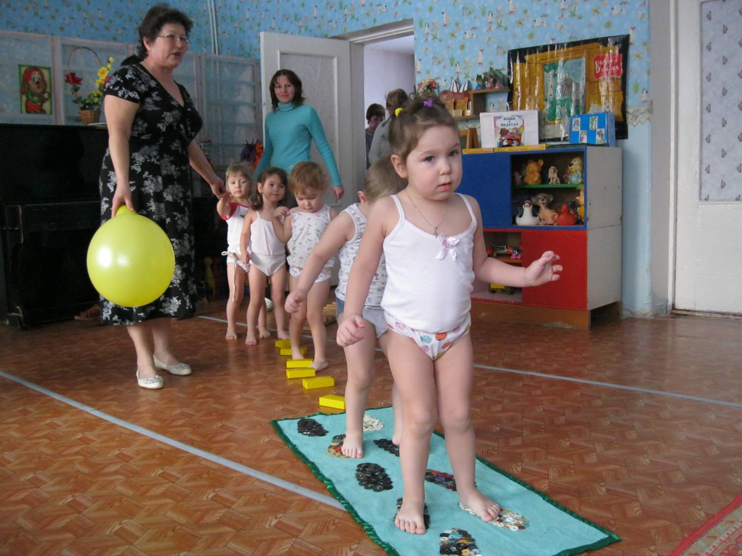 Фото закаливание в детском саду