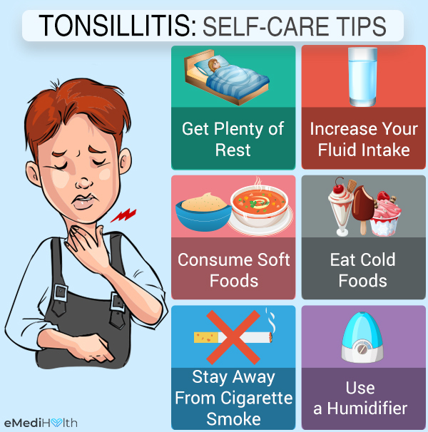 self-care tips for tonsillitis relief