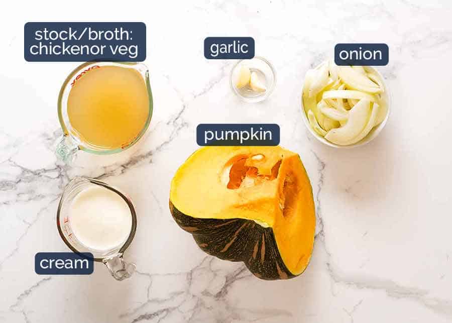 What goes in pumpkin soup