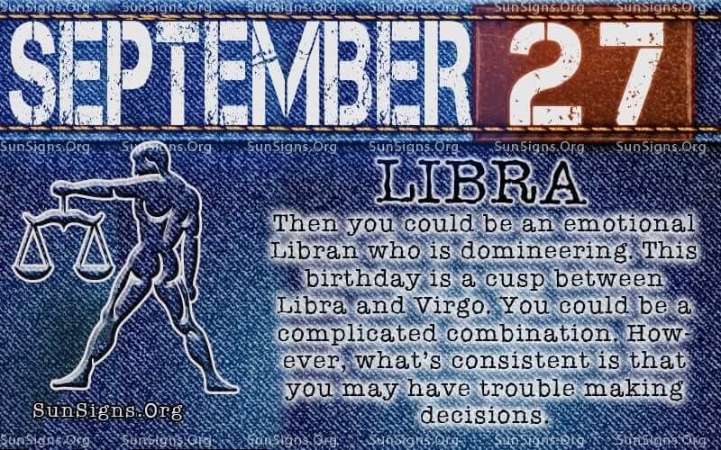 september 27 libra birthday calendar