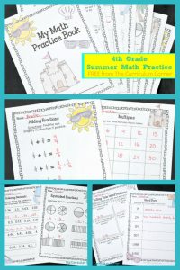 FREE 4th Grade Summer Math Practice Booklet 2