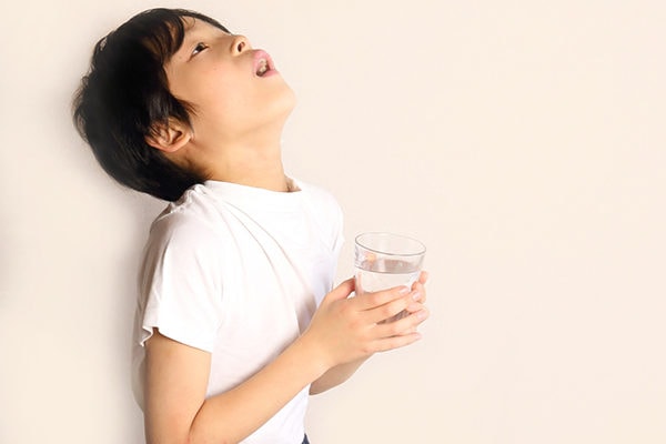 salt water gargle for adenoids in children